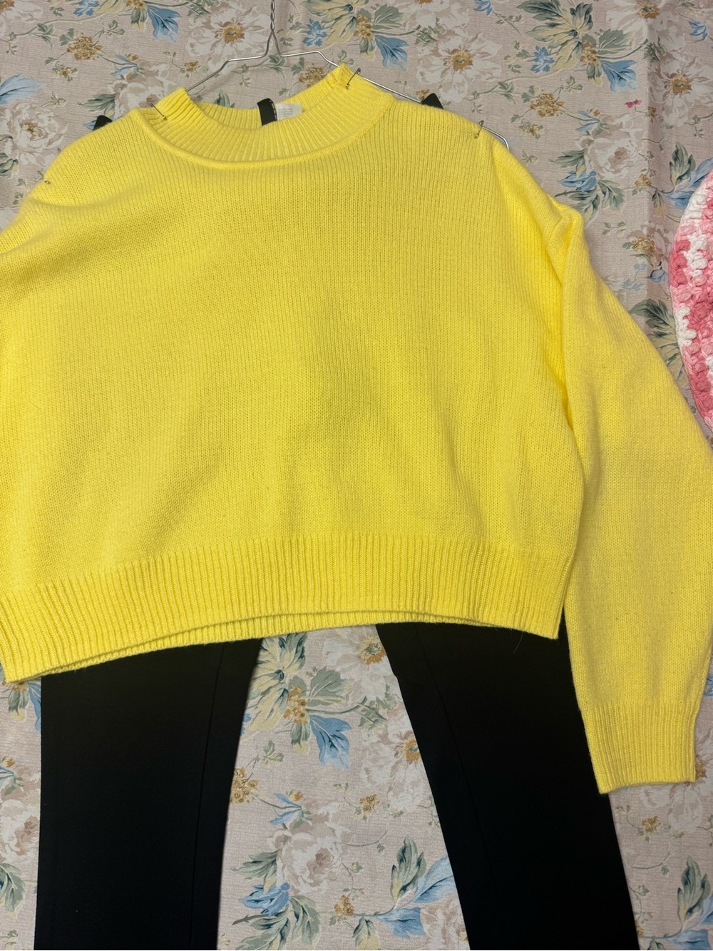 H&M Sunny Yellow Crewneck Sweater